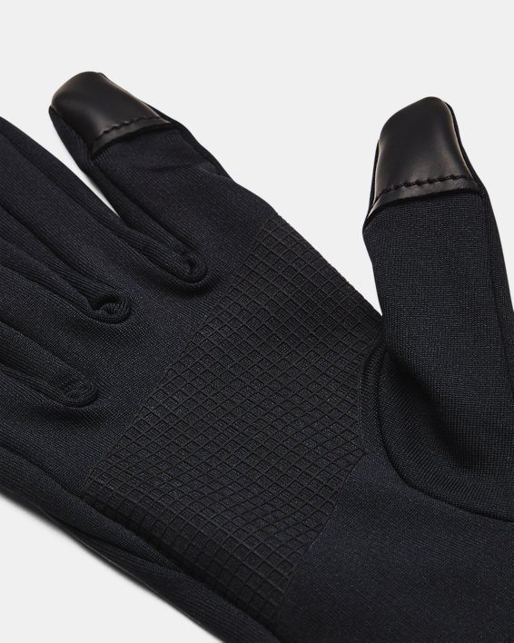Women's UA Storm Liner Gloves, Black, pdpMainDesktop image number 2